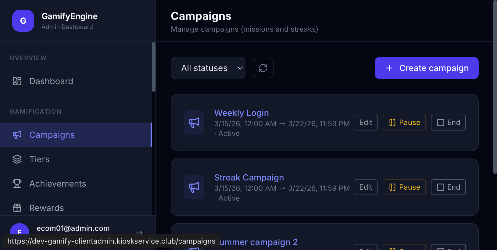 Campaigns